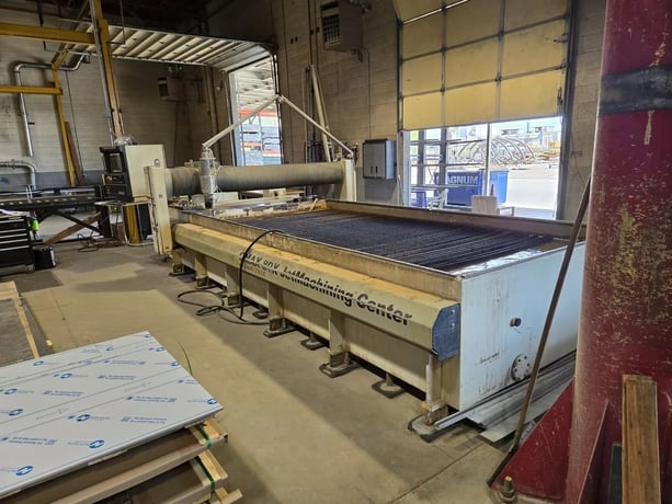 Omax #80X, waterjet, 6.8' x 13.4' table, 50 HP, 60,000 PSI., Omax Intelli-MAX control, 2019 - Image 3