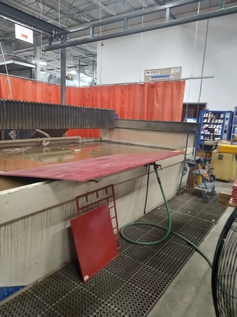Wardjet #E-2040, waterjet, 6.5' x 13.1' table, 50 HP, 60,000 PSI., Wardjet XL control, 2018 - Image 2