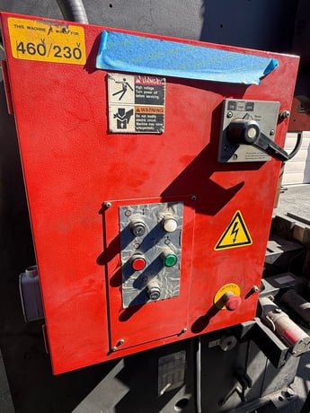 55 Ton, Amada #RG-50, hydraulic 3-Axis CNC press brake, 6' overall, 59.84" between housing, Back Gauge, 1997 - Image 4