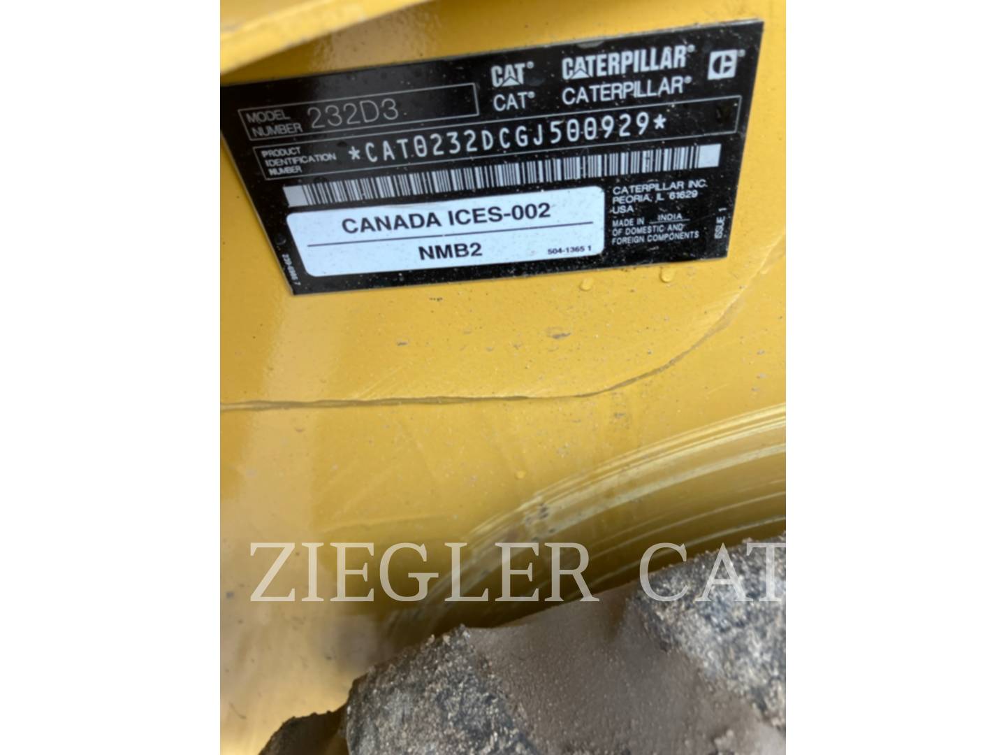 Cat 232D3, Skid Steer Loader, 366 hours, S/N: GJ500929, 2023 - Image 5