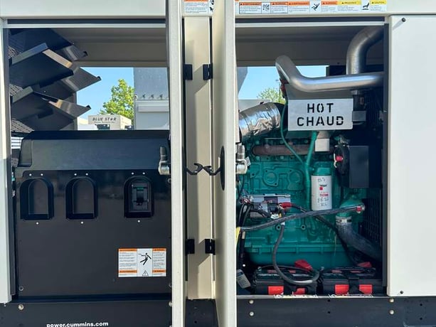 100 KW Cummins #C100D6C, diesel generator set, 120/240 Volts, 1-phase, 113 hours, 173 HP @ 1800 RPM, QSB5-G13 - Image 4