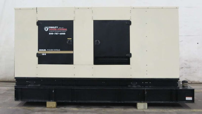 180 KW Kohler #180REOZJE, diesel generator set, 120/208 Volts, 330 hours, 315 HP @ 1800 RPM, John Deere - Image 1