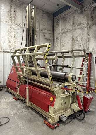 3/4" x 6' Akyapak #AHS-20/16, hydraulic 4-roll bendinf machine, 2015 - Image 2