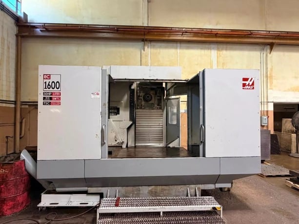 Haas #EC-1600, CNC horizontal machining center, 64" X, 50" Y, 32" Z, 7500 RPM, 50 automatic tool changer, Cat - Image 1
