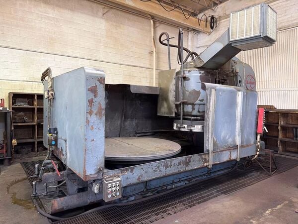 Blanchard #42-84, vertical rotary surface grinder, 84" chuck, 101" swing, 24" under wheel, 100 HP, 1968 - Image 2