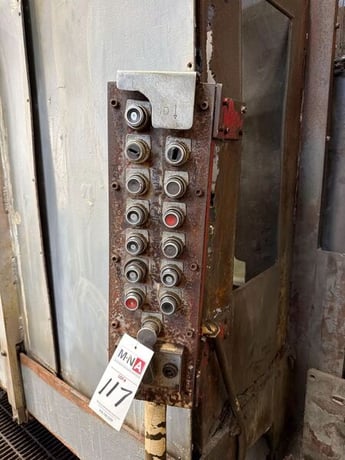 Blanchard #42-84, vertical rotary surface grinder, 84" chuck, 101" swing, 24" under wheel, 100 HP, 1968 - Image 8