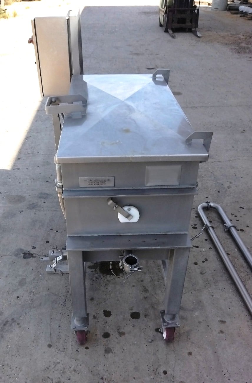 18 cu.ft. Blentech #SM-18C44-3D, Jacketed Ribbon Mixer, Stainless Steel, portable frame - Image 3