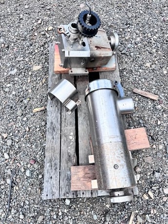 Viking #SQ2L, Positive Displacement Rotary Lobe Pump, Stainless Steel, 2" flanged inlet/outlet, 2 HP, 1750 - Image 2