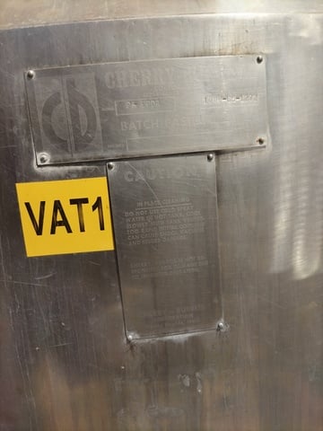 1000 gallon Jacketed Stainless Steel Vertical Process Tank - Image 3