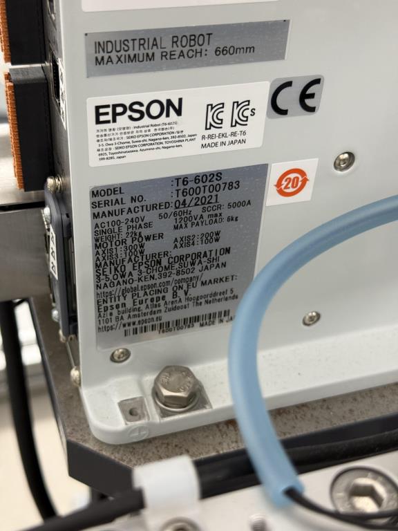 Epson T6-602S, industrial robot, 2021 (12 available) - Image 5