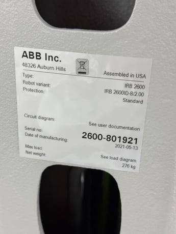 ABB IRB-2600, industrial robot, IRC5 Single controller (5 available) - Image 7