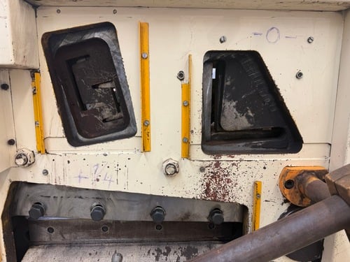 5-1/8" x 5-1/8" x 1/2" Geka #Hydracrop-80-S, hydraulic ironworker, 88 ton, 12" throat, 2-3/4" stroke, 12.5 - Image 7