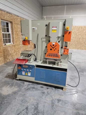 5-1/8" x 5-1/8" x 1/2" Baileigh #SW-95, hydraulic ironworker, 95 ton, 16" throat, 3.93" stroke, 10 HP, 230 - Image 4