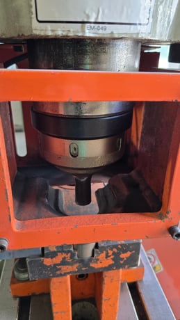 5-1/8" x 5-1/8" x 1/2" Baileigh #SW-95, hydraulic ironworker, 95 ton, 16" throat, 3.93" stroke, 10 HP, 230 - Image 6