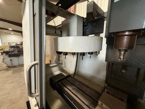 Haas #TM-2P, CNC vertical machining center, 10 automatic tool changer, 40" X, 16" Y, 16" Z, 6000 RPM, 7.5 HP - Image 3