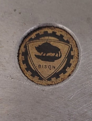 10" Bison #2353, 3-jaw lathe chuck, 3" center hole, plain back, 2000 RPM - Image 6