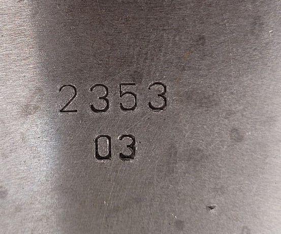 10" Bison #2353, 3-jaw lathe chuck, 3" center hole, plain back, 2000 RPM - Image 7