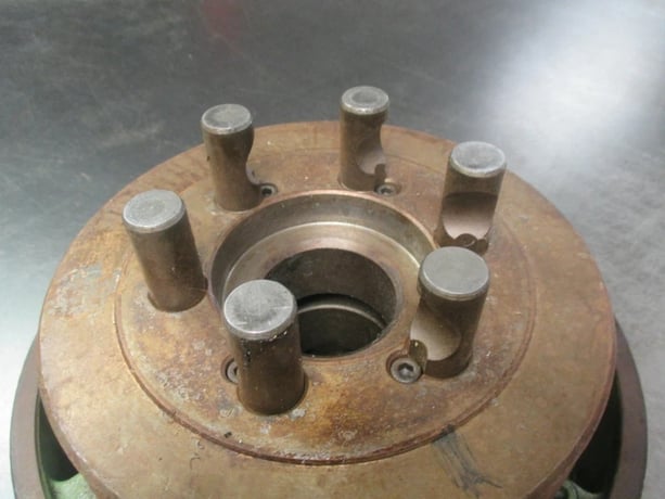 10" Atlas, 4-Jaw Lathe Chuck, cast steel, D1-5 Camlock back - Image 5