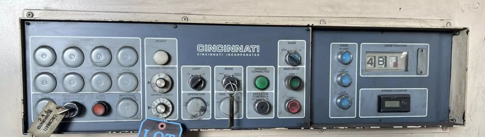 1/2" x 10' Cincinnati #500HSx10FT, hydraulic power squaring shear, 48" front operated power back gauge, 13 - Image 4