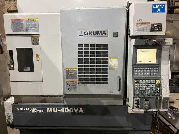 Okuma #MU-400VA, 5-Axis CNC vertical machining center, OSP-P100 Control, 30" X, 18" Y, 18" Z, 15000 RPM, 32 - Image 1