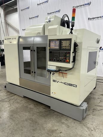 Sharp #SV-4020, CNC vertical machining center, Fanuc 18iMB, 40" X, 20" Y, 20" Z, 10000 RPM, 24 automatic tool - Image 3