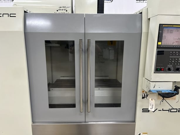 Sharp #SV-4020, CNC vertical machining center, Fanuc 18iMB, 40" X, 20" Y, 20" Z, 10000 RPM, 24 automatic tool - Image 6