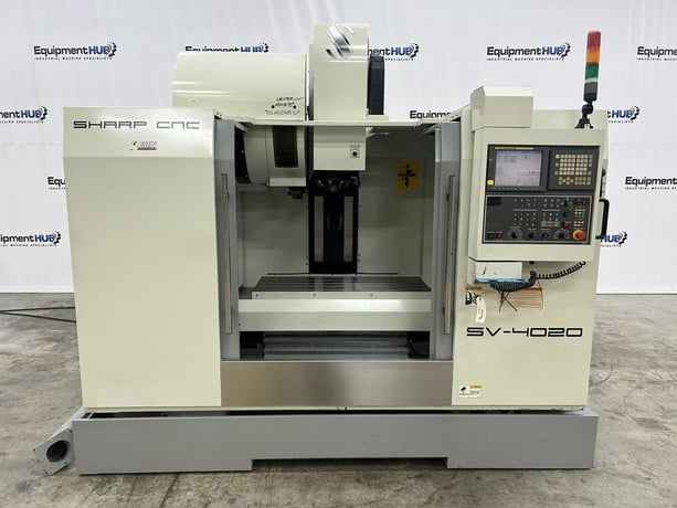 Sharp #SV-4020, CNC vertical machining center, Fanuc 18iMB, 40" X, 20" Y, 20" Z, 10000 RPM, 24 automatic tool - Image 7