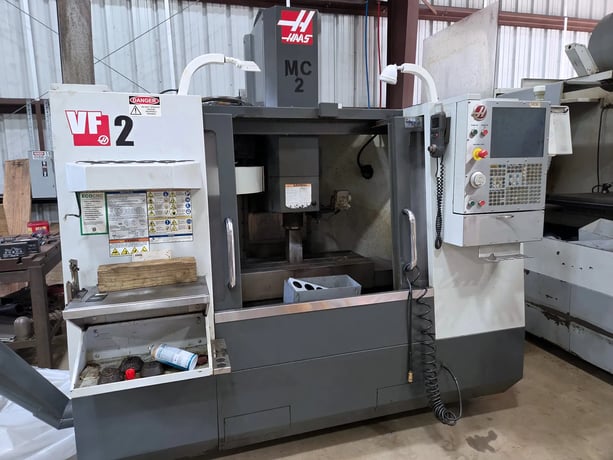 Haas #VF-2, CNC vertical machining center, 20+1 side mount tool changer, 30" X, 16" Y, 20" Z, 8100 RPM, #40 - Image 1