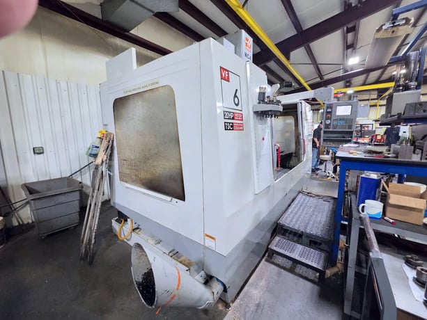 Haas #VF-6, CNC vertical machining center, 24+1 side mount tool changer, 64" X, 32" Y, 30" Z, 7500 RPM, #40 - Image 5