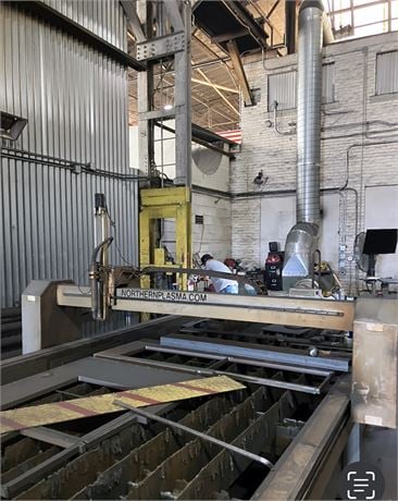 Northern Vision #NVHD-6x30, CNC plasma, 6' x 30' cutting area, 1000 IPM, Hypertherm Powermax 125, SDS Plate - Image 2