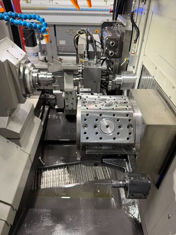 Tsugami #B038T, 9-Axis Swiss Type CNC Lathe, 9.84" max. headstock stroke, 1.5" max. bar capacity, 7.5 HP - Image 8