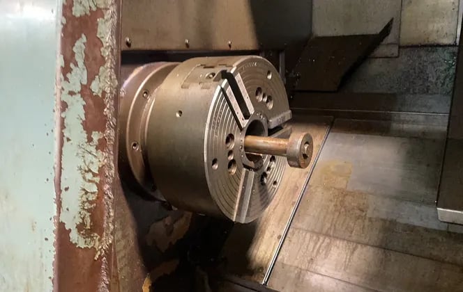 Mori Seiki #SL-4A, CNC Lathe, 12" 3-jaw chuck, 1" bore, 41 KVA, Fanuc Control, 220 V., 1983 - Image 2