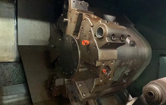Mori Seiki #SL-4A, CNC Lathe, 12" 3-jaw chuck, 1" bore, 41 KVA, Fanuc Control, 220 V., 1983 - Image 3