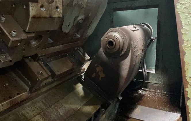 Mori Seiki #SL-4A, CNC Lathe, 12" 3-jaw chuck, 1" bore, 41 KVA, Fanuc Control, 220 V., 1983 - Image 4