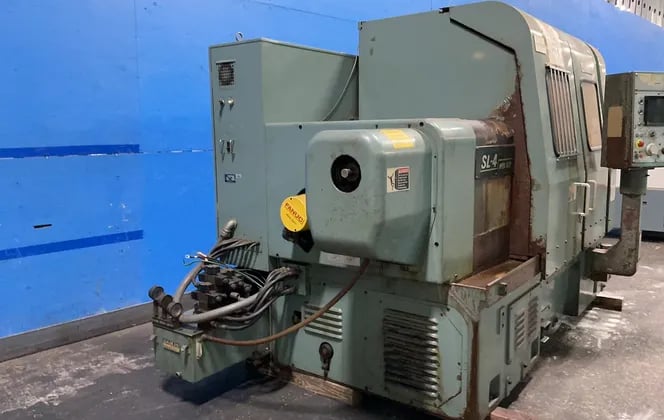 Mori Seiki #SL-4A, CNC Lathe, 12" 3-jaw chuck, 1" bore, 41 KVA, Fanuc Control, 220 V., 1983 - Image 8
