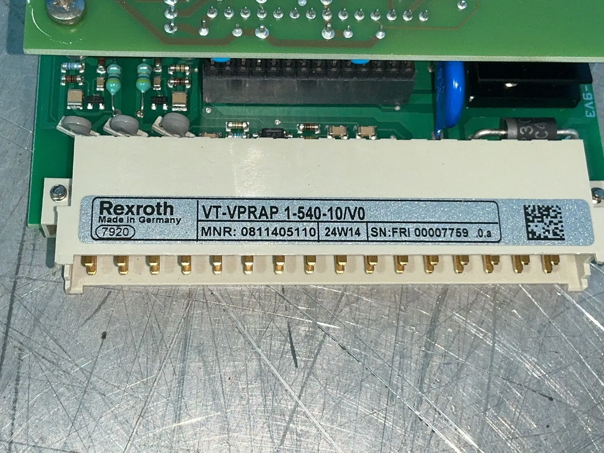 Rexroth #VT-VPRAP-1-540--10/V0, P/Q Closed-Loop Control Amplifier - Image 1