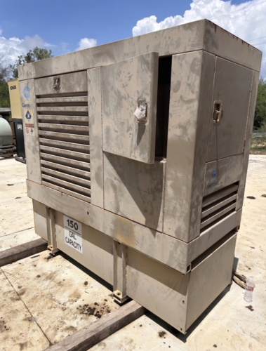 50 KW Cummins Onan #50DGCA, diesel generator set, 4BT 3.9L engine, enclosed, 150 gal. tank, 983 hours - Image 1