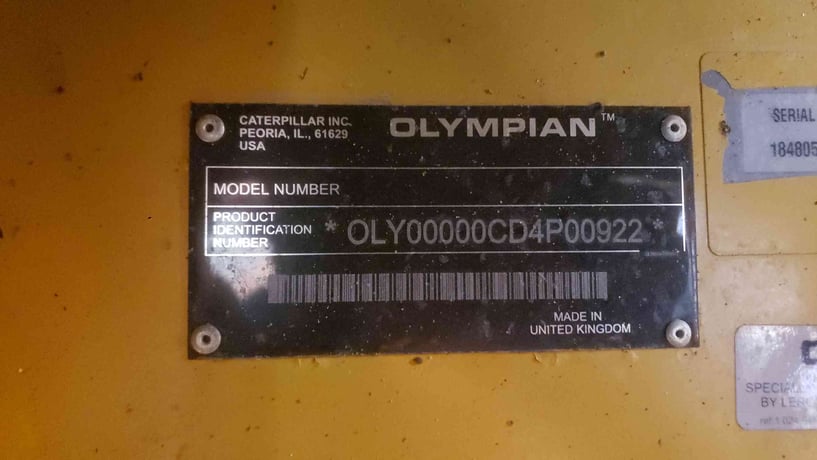 60 KW Caterpillar / Olympian #D60P4S, diesel generator set, 120/240 Volts, 1PH, 884 hours - Image 5