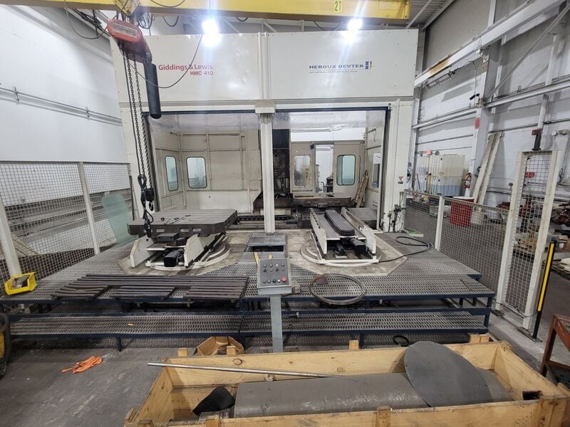 Giddings & Lewis #HMC-410, horizontal machining center, 118" X, 76.2" Y, 70.8" Z, 60 HP, 6000 RPM, 60 - Image 1