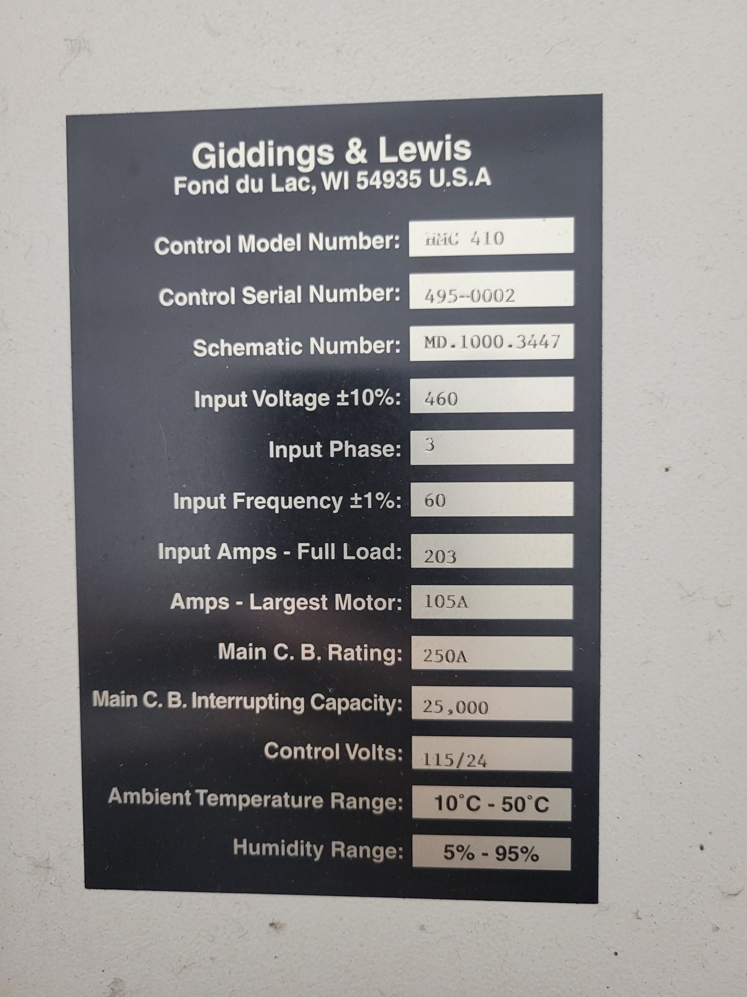 Giddings & Lewis #HMC-410, horizontal machining center, 118" X, 76.2" Y, 70.8" Z, 60 HP, 6000 RPM, 60 - Image 9