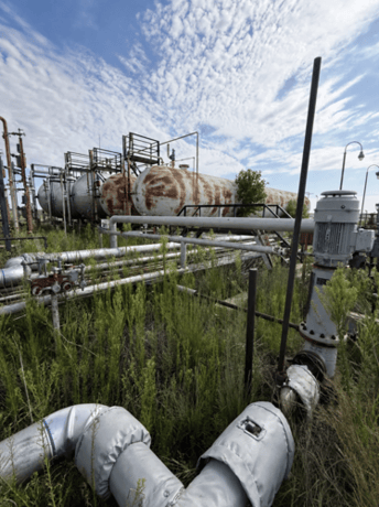 Propane & Condensate Storage Tank Farm, LOT of horizontal pressure vessels, ASME " U" stamped - Image 1