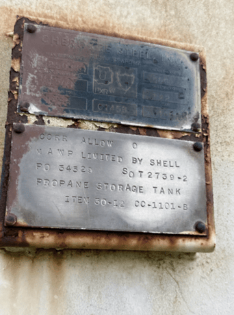 Propane & Condensate Storage Tank Farm, LOT of horizontal pressure vessels, ASME " U" stamped - Image 5