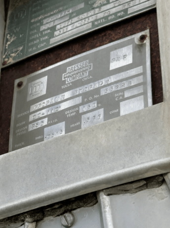 Propane & Condensate Storage Tank Farm, LOT of horizontal pressure vessels, ASME " U" stamped - Image 6