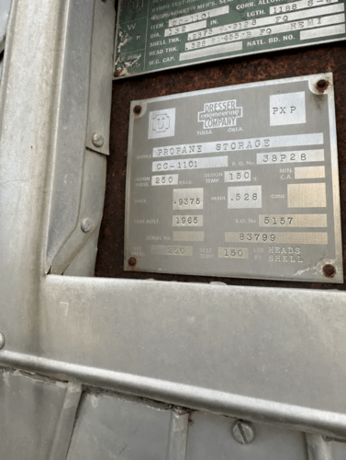 Propane & Condensate Storage Tank Farm, LOT of horizontal pressure vessels, ASME " U" stamped - Image 10