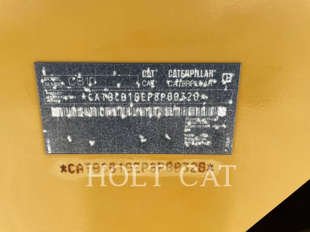 Caterpillar CB10, 851 hours, S/N: P8P00320, 2018 - Image 6