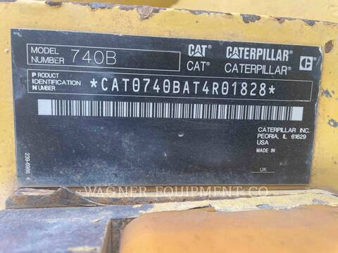 Caterpillar 740B WT, Water Wagon, 10386 hours, S/N: T4R01828, 2013 - Image 6