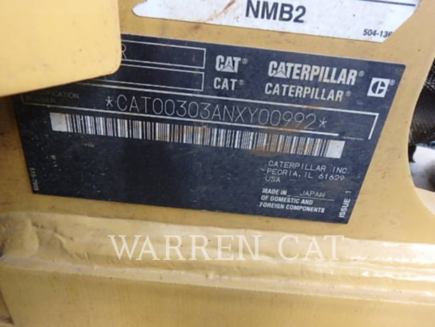 Caterpillar 303 CR, 671 hours, S/N: NXY00992, 2023 - Image 6