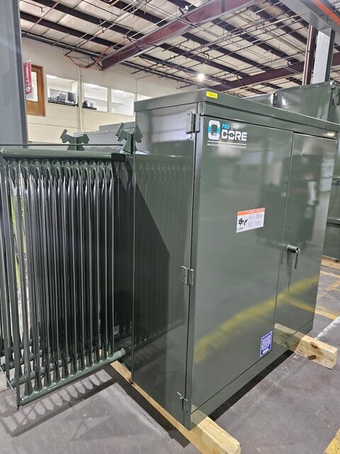 1000 kVA 4160 Delta Primary, 480Y/277 Secondary, PAD, proCORE(immediate shipment available) - Image 6