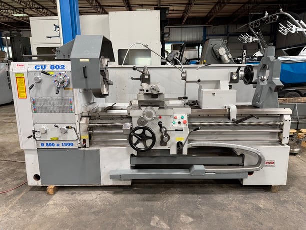 30" x 60" Lion #CU802, engine lathe, 20" swing over cross slide, inch/metric threading, steady & follow - Image 2