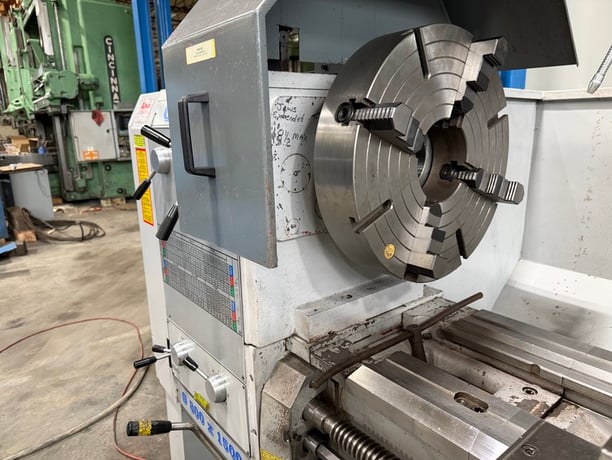 30" x 60" Lion #CU802, engine lathe, 20" swing over cross slide, inch/metric threading, steady & follow - Image 6